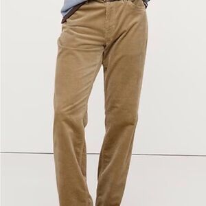 Banana Republic Men's Brown Corduroy Pants 35x30 Pima Cotton